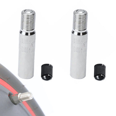 IBRIQO® Set 2 Adaptadores Prolongador para Válvula de Patinete Eléctrico
